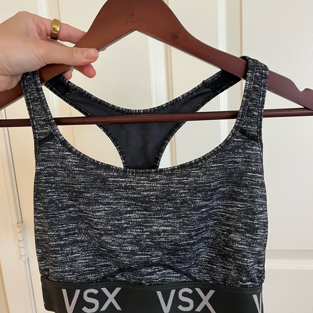 VSX Heathered Gray Sports Bra - Size Medium